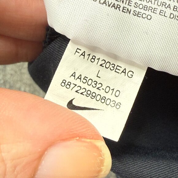 Nike Sportswear Woven Players Slim Shorts Men L Black AA5032 10" Cotton Nylon - Picture 8 of 15